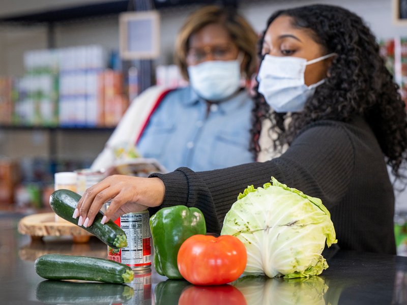 Feeding community clearance